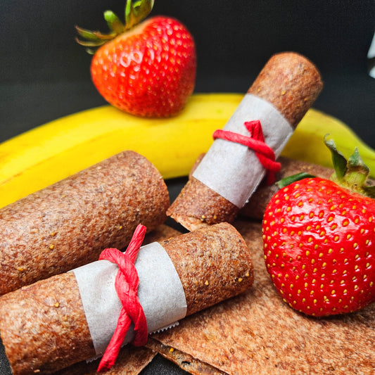 Strawberry Banana Fruit Leather – Small-Batch Artisan Snack